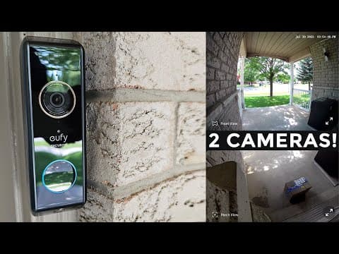 Eufy S330 Video Doorbell Dual - Dual 2K Camera & Package Camera!