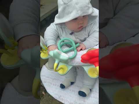 The zipper down terry cloth suit of your dreams #babyfinds