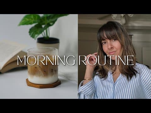 MORNING ROUTINE: How I Trim My Bangs & Simple Weekday AM Routine | Ajda NYC