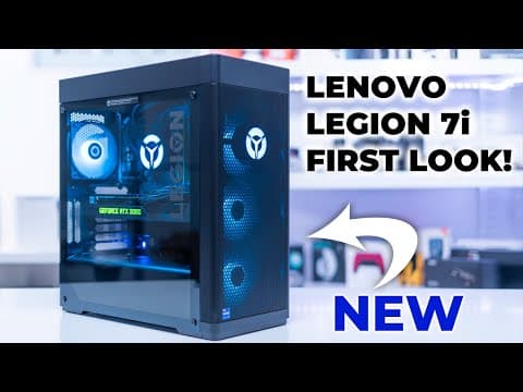 NEW Lenovo Legion 7i PC First Look - i9 12900K & RTX 3080!