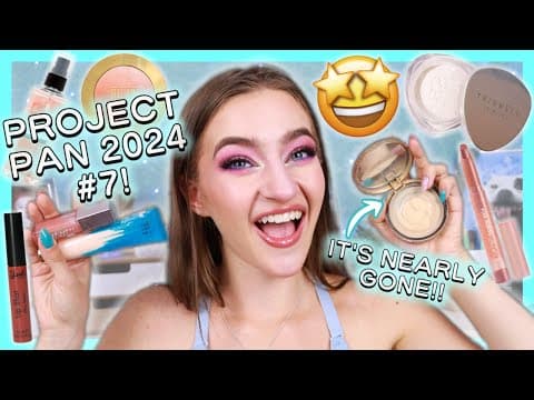 ROLLING PROJECT PAN 2024 #7!! (2 more roll ins!!) #projectpan #makeup #makeupempties #empties #mua