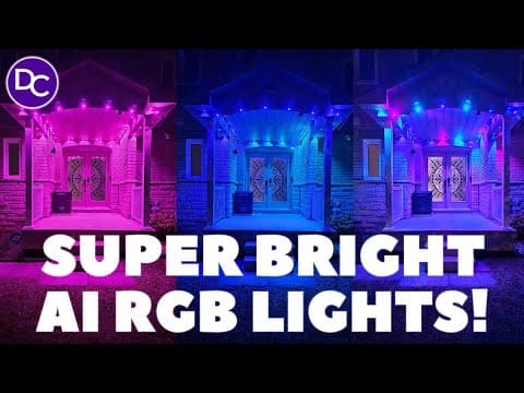 SMARTEN Your Lights! eufy Permanent Outdoor Light E120 Review - AI RGBW Lighting! 💡