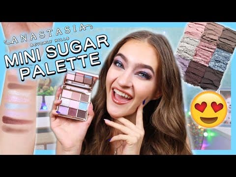 I Tried The Anastasia Sugar Eyeshadow Palette - My Honest Review & Palette Swatches