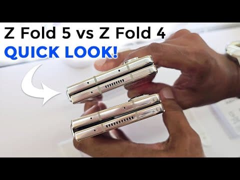 Samsung Galaxy Z Fold 5 Quick First Look!