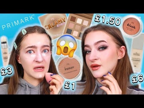 Full Face Of PS By Primark Makeup!! Crazy first impressions!! (Sooooo cheap!!)