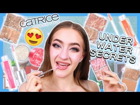 The Catrice Underwater Secrets Collection Might Be My New Favorite Makeup!! (review)