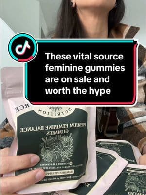 Grab the sale!! #vitalsource #femininebalancegummies #feminineenergy #pineapplegummies #fashionlookbook #spotlightfinds #freshforwinter #toptierjanuary #newyearnewaura #tiktokshopcreatorpicks #mademyyear #ttslevelup #ttsdelightnow #GiftGuide