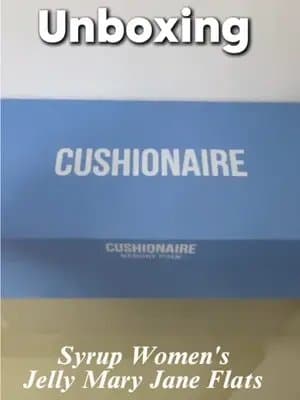 ✨ Unboxing my new CUSHIONAIRE Syrup Mary Jane Flats! Cute, comfy & perfect for everyday looks. 🩰🤍 Available on Amazon ✨ #CUSHIONAIRE #MaryJaneFlats #JellyFlats #AmazonFinds #AmazonInfluencer @Cushionaire