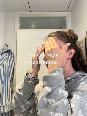 Sunday Evening Skincare with @Simple UK 💚 Sometimes all your skin needs is a wash & some moisture! 🤍 #simplesquaduk #AD #simplektsrefreshingfacialwash