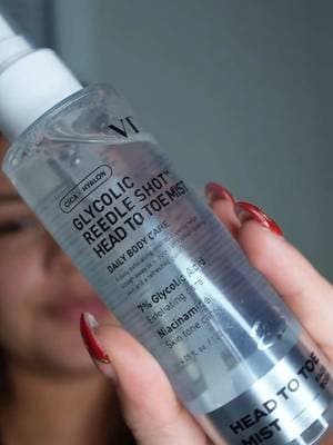 ✨ Piel suave de la cabeza a los pies con el Glycolic Reedle Shot Mist 💦 Lo uso en rostro, codos y talones ¡y es espectacular! 💕 @VT Cosmetics US #VTCosmetics #ÁcidoGlicólico #BrumaExfoliante #DeLaCabezaALosPie #amazonfinds