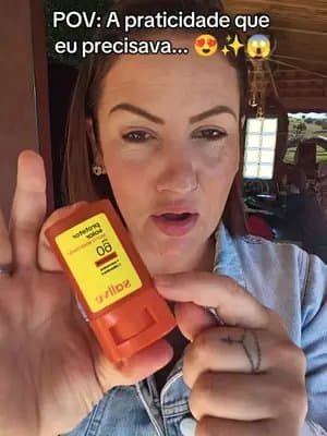 Protetor Solar Bastão FPS 60 Muito resistente - SALLVE #tiktokshop #viraltiktokshop #tiktokshopbr99