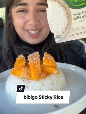 bibigo Sticky Rice made my mango sticky rice complete! bibigo Sticky Rice is not only delicious but also very convenient @bibigo USA #bibigo #StickyRice #bibigoStickyRice #SticksToAnything #ad
