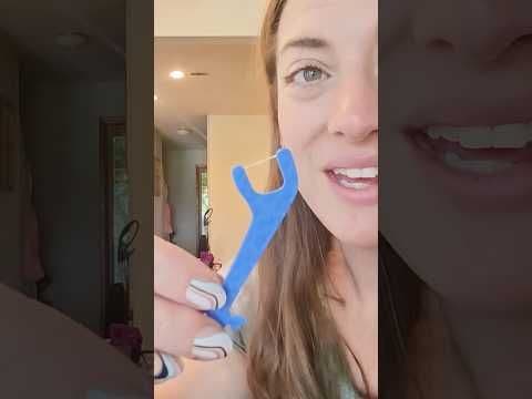 The strawberry giraffe floss that secretly rebuilds kids' enamel #oralcare #shorts