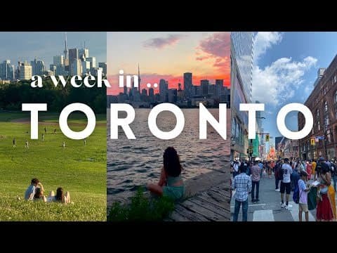 TORONTO VLOG 🇨🇦: Exploring Our New Neighbourhood, Content Creation + MORE