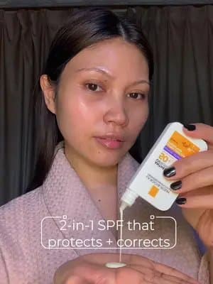 2-in-1 sun protection I actually enjoy wearing. ☀️✨ Lightweight, invisible, and effortless every day. #LOrealistarME #PartneredWithLaRochePosayArabia #LaRochePosayArabia @larocheposayarabia — I received these products, compliments of La Roche-Posay'