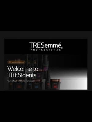So excited to be a member of the exclusive TRESidents Community. This will bring in the new era of Tresemme with their new range of products proven by professionals. I am so happy to be a part of this game changing movement 🖤 #ad #TRESIDENTS #TRESIDENTSUK @TRESemme
