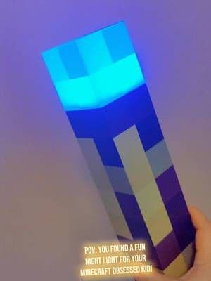Leveling up my kid's room setup with this Torch Night Light 🔥🧱 It looks EXACTLY like the game Minecraft and my kids are obsessed 😂 Such a perfect gift for gamers, kids, or anyone who wants cozy Minecraft vibes! ✨ #minecraft #tiktokshop #tiktokshopfinds #tiktokmademebuyit #decoration