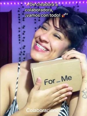 Colaboraciónes para crear contenido @For_Me ¡Gracias! Ayer recibí mi segunda colaboración ✨ y ya viene otra en camino… #colaboración #publicidad #creadoradecontenido #creadora #ugc