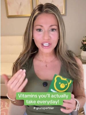 Vitamins you’ll actually want to take everyday! #ad That’s why as a dietitian, I love @Grüns 💚 Click the link in my bio for up to 52% off your first order! #grunspartner #dietitian #supplement #grüns