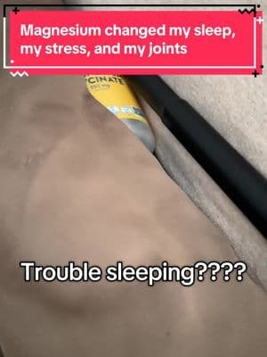 I started taking magnesium for sleep… didn’t know it was about to help my stress and my body too. If you wake up tired, feel tense, or your joints ache this might be what you’re missing.@Solaray #magnesiumglycinate #sleepbetter #jointhealth #tiktokshop #stressrelief