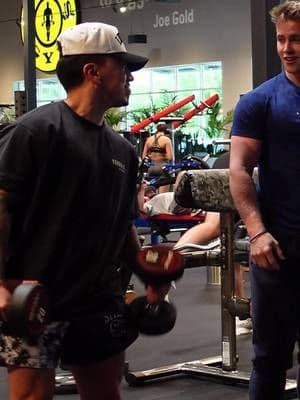 What would y’all say to us if you saw us in the gym? (Ps. Special Father’s Day sale at @alpha.lion 🦁 use code RAGEAR f
