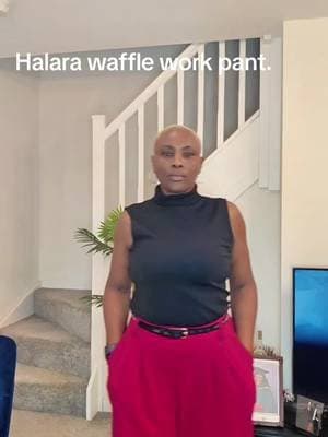 These are one of the most comfortable work pants . Waffle material so doesn't need ironing and has 4 way stretch in it. #halara #workpant #officegirlie #tiktokmademebuyit #springsales