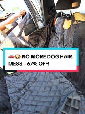 Tired of dog hair everywhere? 😮💨 This waterproof backseat extender + door cover is your car’s new BFF. Blocks dirt, hair, scratches—and yep, the windows still roll down. 67% off today with FREE shipping 🐾 Can’t say I never put you on. ... #fyp #abbydames #doghairstruggles #dogtok #petessentials #carhack #dogmomlife #TikTokFinds #backseatcover #petsafety #FunInTheSun #TikTokShopSummerTurnUp #Fanttik5thAnniversary #superbrandday #IfYouKnowYouKnow #TikTokShopMemorialDay #TikTokShopRestock #tiktokshopcreatorpicks #Austininfluencer #Austincreator #Texasinfluencer #Texascreator #UGC #TikTokpartner #blacktiktok