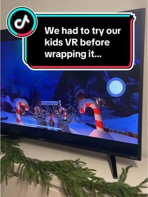 So awesome! We downloaded a game that had nothing to do with Christmas and it had a santa simulator in it! So awesome!!! . #giftguide #ttsdelight #spotlightfinds #giftsforhim #giftsforher #freshforwinter #toptierdecember #newyearnewaura #tiktokshopholidayhaul #tiktokshopcreatorpicks #mademyyear #metaquest3s #vrgame #vrmetaverse #vrgaming