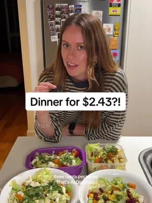 We’ve got everything we need for our deconstructed mexican salad from @ALDI Australia for under $20, so let’s get cooking and see what this bargain baddie dinner works out to be cost per serve. #ad #ThatsALDIPrices #aldidinner #healthydinnerinspo #aldirecipes