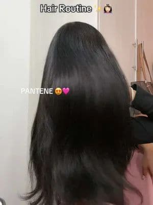 Amooooo esta línea, vean mi cabello lo deja espectacular ✨😍🩷 #PanteneMexico #OleoNutritivoPantene #Publicidad #Pantene