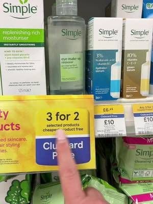 3 for 2 on simple products? Yes please ๐ Perfect time to restock your faves ๐โจ #SimpleSquadUK #AD #SimpleTescoOffer@Si