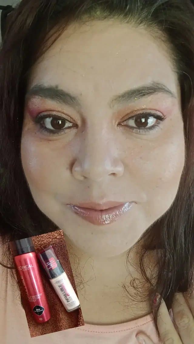 mi maquillaje del día de hoy usando la rutina Infallible de Fresh wear. Base de maquillaje de hasta 32 h de duración + Infallible setting mist que fija el maquillaje hasta por 36 horas atrévete a probarlos!!!! #yosoyinfallible #lorealparis #soyinfallibleforme #lorealparismaquillaje #publicidad @For_me tips México 🇲🇽 @L’Oréal Paris