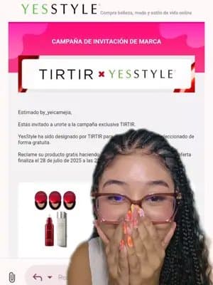 chicas me invitaron a ser parte del programa de influencers de YesStyle y no puedo estar mas feliz! si quieren realizar compras con descuento les dejo mi codigo: YEICA07, #yesstyle #yesstyleinfluencers #collab #tirtir #programadeinfluenceryesstyle #contentcreator #influencersyesstyle