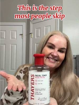 🌹 Hydration starts with the little steps you don’t skip 🌹 I have been using the @Thayers Rose Petal Toner on a cotton ball after cleansing — it smooths, balances, hydrates, and preps my skin so serums and creams actually work. Thank you Thayers for sending me the Rose Toner — one of the many reasons I love being a #thayersambassador . #gifted #thayers #toner #midlifelifestyle