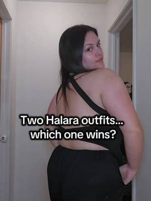 I can’t decide which Halara outfit wins today 😅 #Greenish #Halara #HalaraOutfit #OutfitTransition #TikTokShopFashion