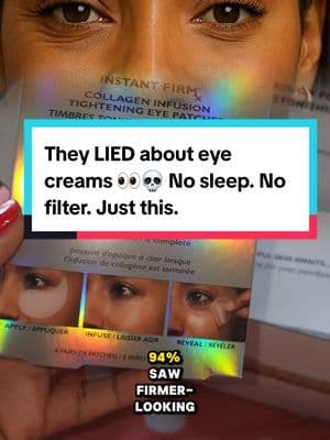 POV: You finally found something that shows visible results — no filters, no overclaims. These Peter Thomas Roth Instant FIRMx Collagen Infusion Eye Patches go on white, then turn clear as the ingredients infuse. The blend of collagen, niacinamide, caffeine, and hyaluronic acid helps the skin look smoother, tighter, and refreshed. They help support hydration, reduce the look of puffiness, and improve the appearance of tired under-eyes — it’s the definition of self-care that shows. Tap the orange cart to check them out. ... #fyp #abbydames #viralontiktok #TikTokMadeMeBuyIt #tiktokbeautyfinds #skincarehack #antiagingskincare #eyepatchglow #collagenskincare #tiktokshopfinds #TikTokShopRestock #tiktokshopcreatorpicks #BahamianCreator #BahamianInfluencer #CaribbeanCreator #CaribbeanInfluencer #Austininfluencer #Austincreator #Texasinfluencer #Texascreator #UGC #TikTokpartner #blacktiktok #TikTokShopFallDealsForYou #AutumnLiving #TikTokShopBlackFriday #TikTokShopCyberMonday #SuperBrandClub #ViralOnTikTokShop