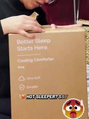 This @CGK Linens comforter keeps me cool❄️ all night long 🛌 🔗👇 #comforter #bedding #coolingblanket #cgklinens #amazonfinds