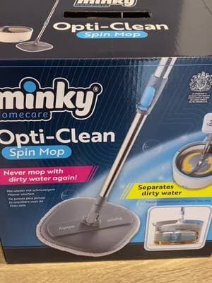 Say goodbye to dirty mop water and messy wringing! 🧼✨ The Minky Opti-Clean Spin Mop features a 360° spin and rinse system that separates clean and dirty water, helping you achieve cleaner floors with less effort. Perfect for busy homes, kitchens and pet owners. 🏡💙 Hashtags #SpinMop #CleaningHack#tiktokshop #CleanTok #HomeCleaning