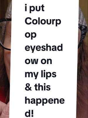Colourpop eyeshadow to add dimension to your lips!#TikTokCreatorSearchInsightsIncentive #tiktokshopholidayhaul #holidayhaul #lipcolor #makeuptok