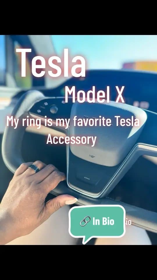 You can find this smart ring and all the details 🔗in Bio #StayAtHomeMom #Tesla #ModelX #MomLife #MomMobile #fyp #foryoupage #SmartRing #amazonfinds #TeslaAccessories@Tesla Tok