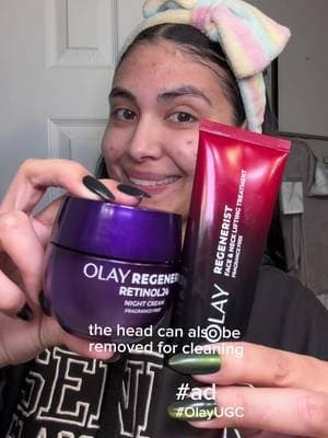 Es muy fácil de usar y definitivamente lo voy a estar incluyendo en mi rutina todos los días. Voy a estar probándolos y les cuento si realmente ayuda a reafirmar, levantar y esculpir el rostro y el cuello. 🌟 Beneficios del producto: Olay Regenerist Face & Neck Lifting Treatment ofrece potentes beneficios de estiramiento, elevación y escultura para la cara, el cuello y la mandíbula. #gifted #onlyolay #olayugc @Olay Skin Care @chimeable