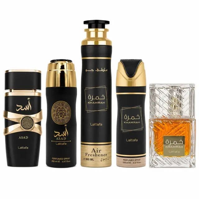 If your perfume isn’t matching your vibe all day (and all night), you’re doing it wrong.
Meet the Asad + Khamrah 5‑PC Gift Set: two bold, long‑lasting perfumes, two matching deodorants, and a rich Khamrah air freshener that wraps your space in warm cinnamon, vanilla, dates, and oud.
From first spray before you head out… to that last cozy moment at home, this set has you smelling expensive from skin to room. Perfect as a flex for yourself or a ready‑to‑impress gift that looks way more luxe than the price.
Smell unforgettable. Gift unforgettable. #weeklydeals #payday #RushReady #tiktokshopsummersale #lattafa #fragrances #giftset #perfume #smellgood