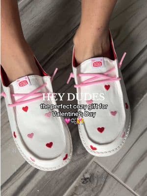 when I say my feet never touched something more comfortable and soft 💌 these make the perfect gift! #giftideasformom #vdaygiftideas #tiktokshopfinds #heydudeshoes #sliponshoes