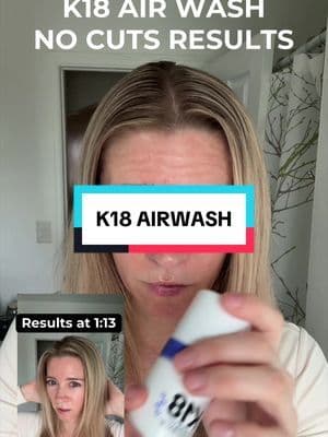 I love this dry shampoo! @K18 Hair #airwash #dryshampoo #oilyhair #hairtok #tiktokshopcreatorpicks