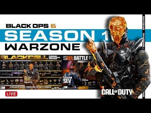 Season 01 Battle Pass + BlackCell + Area 99 Map | Call of Duty: Warzone Season 1 Update, Black Ops 6