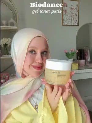 The Biodance gel toner pads 💛I’m so excited to be an ambassador for a brand that delivers results! ✨🫶🏻 @Biodance Store US #Biodanceambassador #Seakelptonerpads #Vitatonerpads #Makeupprep