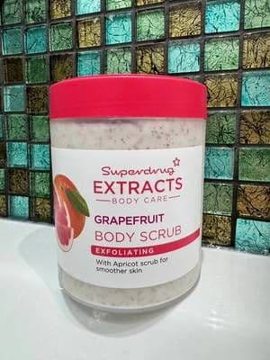 A Spa-Like Citrus Escape in a Jar There’s something so invigorating about a good body scrub - and this one from Superdrug has completely won me over. The Grapefruit Body Scrub blends a refreshing citrus scent with just the right level of exfoliation. Apricot scrub particles gently smooth the skin without irritation, making each use feel like a mini spa ritual at home. It rinses away cleanly, leaving no residue - only soft, glowing skin and a subtle, uplifting fragrance. If you’re after a sensorial, effective body care treat, this is a beautiful place to start. @Superdrug #superdrugcustomercommunity #ad #gifted #Glow_with_Ania #BodyCareEdit #SkincareRitual #ExfoliationEssentials #GrapefruitGlow #ShowerLuxury #BodyScrub