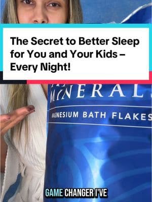 #creatorsearchinsights Bedtime just got a whole lot better! πβ¨ This is my secret to peaceful nights and restful sleep for me and the kids. Try it and thank me later! π #SelfCare #MomLife #RelaxAndUnwind #tiktokshopfinds #tiktokspotlight #MagnesiumBathFlakes #AncientMinerals #Relaxation #BetterSleep #StressRelief #MomApproved #NightTimeRoutine #BathTimeBliss #HealthyLiving #FamilyCare