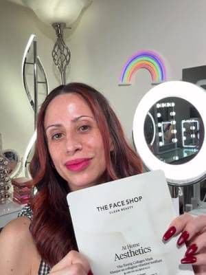 Turn Dull Dry Skin into glowing and beautiful Glass Skin with @The Face Shop US ‘s Vita-Toning Collagen Mask ! #thefaceshop #koreanskincare #glassskin #collagenmask #gifted