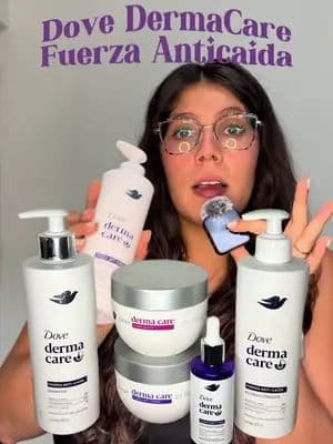Ya llegó #DoveDermaCare para que no sufras por la caída del cabello 💜 #FuerzaAnticaida #CambiaTuPerspectiva #Publicidad #DoveFM @For_Me @Dove México